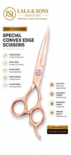 Special Convex Edge Scissor 