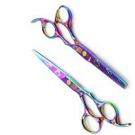 Razor Scissors-Thinning Scissors – Gold Titanium Finish - Image 2