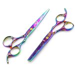 Razor Scissors-Thinning Scissors – Gold Titanium Finish - Image 3